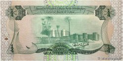 1/4 Dinar LIBYE  1984 P.47 TTB
