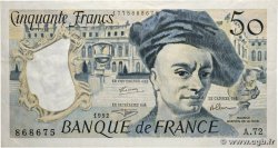 50 Francs QUENTIN DE LA TOUR FRANCE  1992 F.67.18