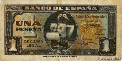 1 Peseta SPAIN  1940 P.122a