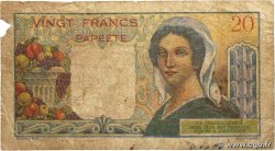 20 Francs TAHITI  1960 P.21c pr.B