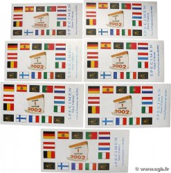 Série Euros : 5 10 20 50 100 200 500 Lot EUROPE  1998 P.- SPL+