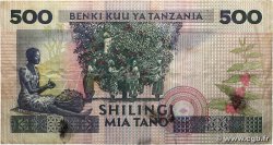 500 Shilingi TANZANIE  1989 P.21c TB+