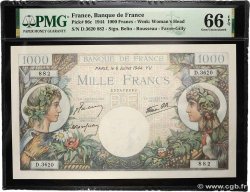 1000 Francs COMMERCE ET INDUSTRIE FRANCE  1944 F.39.10 UNC