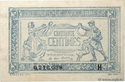 50 Centimes TRÉSORERIE AUX ARMÉES 1917 FRANCE  1917 VF.01.08 XF