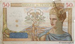 50 Francs CÉRÈS modifié FRANCE  1939 F.18.19 B
