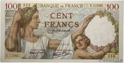 100 Francs SULLY FRANCE  1940 F.26.31
