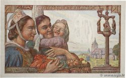 20 Francs PÊCHEUR FRANCE  1942 F.13.01 TTB