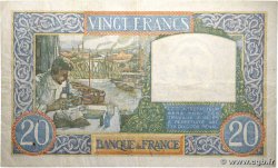 20 Francs TRAVAIL ET SCIENCE FRANCE  1941 F.12.12 TB