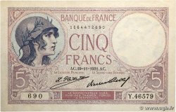 5 Francs FEMME CASQUÉE FRANCE  1931 F.03.15