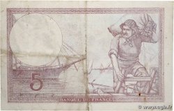5 Francs FEMME CASQUÉE modifié FRANCE  1939 F.04.03 TB+