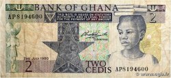 2 Cedis GHANA  1980 P.18b