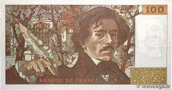 100 Francs DELACROIX modifié FRANCE  1982 F.69.06 TB+