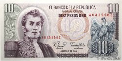10 Pesos Oro COLOMBIA  1980 P.407g