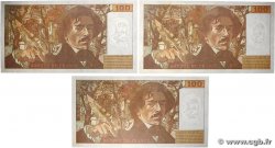 100 Francs DELACROIX 442-1 & 442-2 Consécutifs FRANCE  1995 F.69ter.02c TTB+