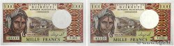 1000 Francs Consécutifs YIBUTI  1991 P.37e FDC