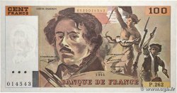 100 Francs DELACROIX 442-1 & 442-2 FRANCE  1994 F.69ter.01b