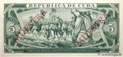 5 Pesos Spécimen CUBA  1987 P.103cs NEUF