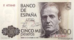 5000 Pesetas SPANIEN  1979 P.160