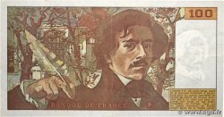 100 Francs DELACROIX imprimé en continu FRANCE  1990 F.69bis.02c TTB