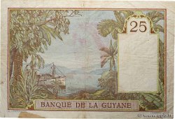 25 Francs FRENCH GUIANA  1945 P.07 fSS