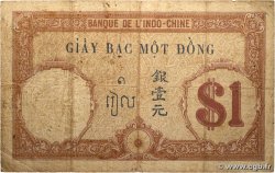 1 Piastre INDOCHINE FRANÇAISE  1927 P.048b B