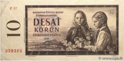 10 Korun TCHÉCOSLOVAQUIE  1960 P.088a
