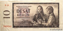 10 Korun TCHÉCOSLOVAQUIE  1960 P.088b