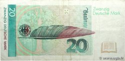 20 Deutsche Mark ALLEMAGNE FÉDÉRALE  1993 P.39b TB