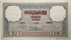 20 Francs MOROCCO  1931 P.18a XF