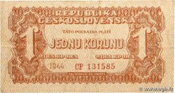 1 Koruna TCHÉCOSLOVAQUIE  1944 P.045a