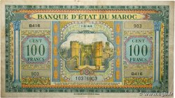 100 Francs MAROC  1944 P.27