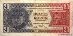 20 Korun TCHÉCOSLOVAQUIE  1926 P.021a