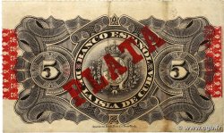 5 Pesos CUBA  1896 P.048b TTB