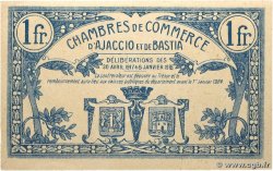 1 Franc FRANCE régionalisme et divers Ajaccio et Bastia 1917 JP.003.07 pr.NEUF