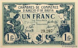 1 Franc FRANCE régionalisme et divers Ajaccio et Bastia 1917 JP.003.07