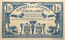 1 Franc FRANCE régionalisme et divers Ajaccio et Bastia 1917 JP.003.07 NEUF