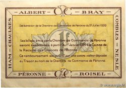 1 Franc FRANCE régionalisme et divers Péronne 1920 JP.099.02 TTB+