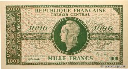 1000 Francs MARIANNE BANQUE D&nbsp;ANGLETERRE Faux FRANCE  1945 VF.12.01x UNC