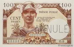 100 Francs TRÉSOR PUBLIC Annulé FRANCE  1955 VF.34.00Ed UNC