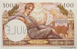 100 Francs TRÉSOR PUBLIC Annulé FRANCE  1955 VF.34.00Ed UNC