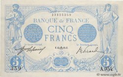 5 Francs BLEU FRANCE  1912 F.02.09 SUP