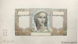 1000 Francs MINERVE ET HERCULE Épreuve FRANCE  1944 F.41.00Ec UNC-