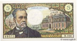 5 Francs PASTEUR FRANCE  1969 F.61.10 AU