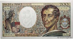 200 Francs MONTESQUIEU FRANCE  1990 F.70.10b NEUF