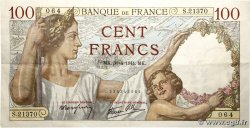 100 Francs SULLY FRANCE  1941 F.26.51