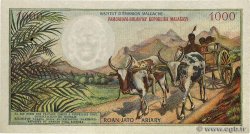 1000 Francs - 200 Ariary MADAGASCAR  1966 P.059a XF+