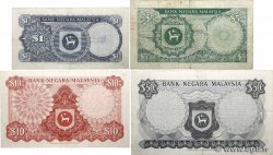 1 au 50 Ringitt Lot MALAISIE  1976 P.13 à P.16 TB+