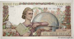 10000 Francs GÉNIE FRANÇAIS FRANCE  1951 F.50.50 VF