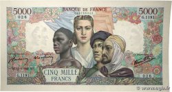 5000 Francs EMPIRE FRANÇAIS FRANCIA  1945 F.47.43 SPL