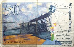 50 Francs SAINT-EXUPÉRY FRANCE  1993 F.72.02 TB